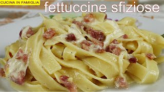 FETTUCCINE SFIZIOSE RICETTA VELOCISSIMA [upl. by Arras]