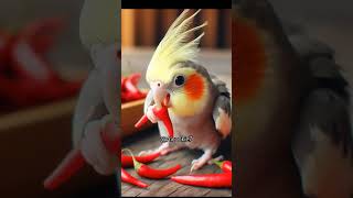 Cookie Chilli Adventure  AI Cookie Story🌶🍪 cockatiel cockatielsinging birds Aicookie7 [upl. by Questa]