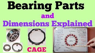 Bearing Parts and Dimensions Explained in Hindi [upl. by Giustino633]