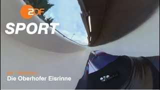 Die Oberhofer Eisrinne in 360°  ZDF SPORTextra [upl. by Bergstein]