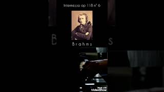 Brahms – Intermezzo in E flat minor Opus 118 no 6 antique Rippen upright piano [upl. by Neelehtak]