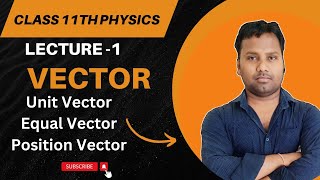 Vector Physics class 11thMastering Equal Unit and Position Vectors in Physicsneet [upl. by Ellessig282]