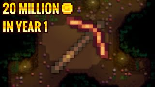 Stardew Valley Challenge 20 Million in 1st Year  Part 3 [upl. by Bertilla]