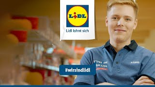 wirsindlidl  Leon  Ausbildung Kaufmann im Einzelhandel [upl. by Loris]