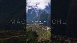 3Day Machu Picchu Tour 🇵🇪❤️ travel peru machupicchu viajes [upl. by Annaoj]