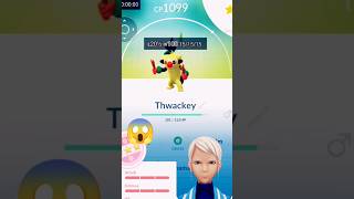 Super thwackey evolution 😱😱 short  viral  tranding  pokemon go [upl. by Enrico]