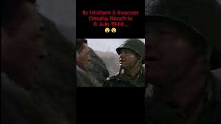 Ils hésitent à évacuer Omaha Beach vue la situation 😮 shorts histoire france ww2 fyp film [upl. by Sethrida]