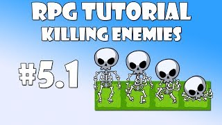 51 Unity RPG Tutorial  Killing enemies [upl. by Chip]