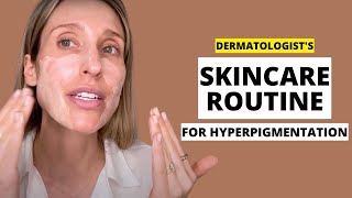 Hyperpigmentation Morning Skincare Routine with Hydroquinone  Dr Sam Ellis [upl. by Nnodnarb915]