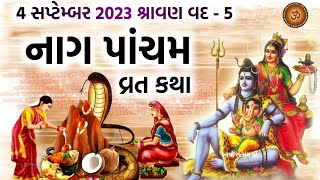 શ્રાવણ વદ 5 નાગ પાંચમ વ્રત કથા વિધિ મહાત્મ્ય  Naag Pancham Vrat 2023  Naag Panchmi Katha 2023 [upl. by Yorgos460]