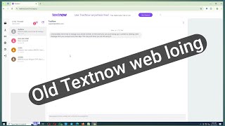 How To Loing Web Old Textnow Acceount new update method 2024  Web loing method textnow Uesd [upl. by Lambard824]