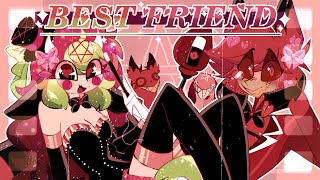 🎀 BEST FRIEND  Original animation meme Hazbin Hotel  Sona X canon 🎀 [upl. by Aleuqahs]