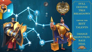 Defense Talent Tree Guide Best Talents To Take  Rise of Kingdoms [upl. by Etnuahs]