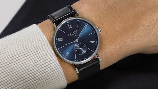 Unboxing NOMOS Glashütte  TANGENTE NEOMATIK BLUE GOLD  Watch  Uhr [upl. by Phipps]