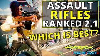 All Assault Rifles Ranked Worst to Best in Cyberpunk 2077 21 [upl. by Ntsuj144]