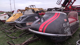 Vintage Snowmobile Auction Zumbrota MN [upl. by Natalya]