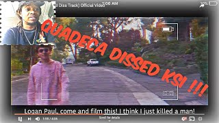 Quadeca  Insecure KSI Diss Track Official Video Reaction [upl. by Tenaj]