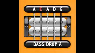 Perfect Guitar Tuner Bass 5 String Drop A  A E A D G [upl. by Bryn]