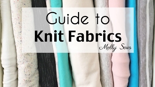 Understanding Stretch Fabrics  Types of Knit Fabrics [upl. by Kat]