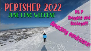 Perisher 2022  June Long Weekend Highlights  Perisher Smiggins and Guthega  Insta360 One X2 [upl. by Lraed113]