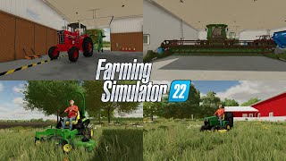 Summer mowing at the dealer and buying harvest equipment [upl. by Estella]