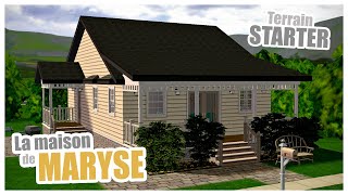 Maison de Maryse starter  Starter house  SPEEDBUILD  Les Sims 2 Megahood 07 [upl. by Nnahtebazile]