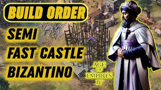 BUILD ORDER SEMIFAST CASTLE BIZANTINO [upl. by Thoer]