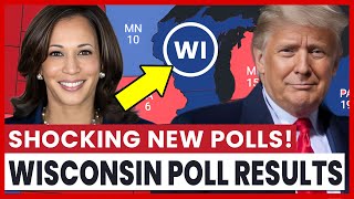 Wisconsin Poll Results AUGUST 1921 Donald Trump vs Kamala Harris 2024 US Election [upl. by Ttimme]