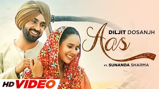 Aas HD Video  Diljit Dosanjh  Sunanda Sharma  Pankaj Batra  Latest Punjabi Song 2023 [upl. by Amari]