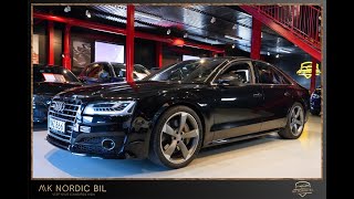 Audi A8 SvSåld 42 TDI V8 385hk Quattro clean diesel [upl. by Adiarf]