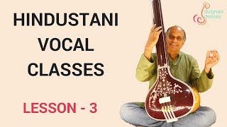 Hindustani Vocal  Lesson 3  How to use Tanpura how to sing achal swaras sa pa Sa [upl. by Aceissej]