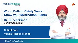 World Patient Safety Week  Know your Medication Rights  Dr Guneet Singh  MHPatiala [upl. by Tiemroth]