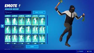 Fortnite Upcoming STASHD Skin Doing All Icon series Emotes [upl. by Trinia393]