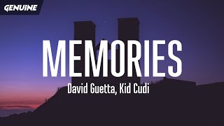 David Guetta  Memories Lyrics tiktok ft Kid Cudi [upl. by Conall871]