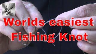 How to tie the Worlds easiest fishing knot  The Hook and The Cook [upl. by Jemma816]