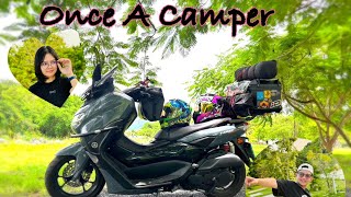 EP03 ขับมอไซค์กางเต็นท์ รีวิวเต็นท์ Yellow Route Once a camper  Nmax  Moto Camping  ASMR [upl. by Chancey]