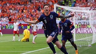 REMONTADA DE PAÍSES BAJOS🇳🇱  GOL DE ERIKSEN🇩🇰  GOL DE JUDE BELLINGHAM  Un poco de fútbol [upl. by Marietta43]