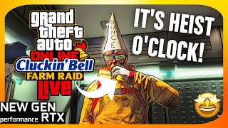 🐔 CAN WE STEAL THE RECIPE 🍗 The Cluckin’ Bell Farm Raid DLC 🎮 LIVE Challenge GTA 5 Online 🌟 [upl. by Flatto]