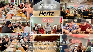 Hertz Cairns team dinner night party at dunwoodys hotel 2024 THESDFAMILY93 [upl. by Idalina]