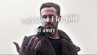 I cant believe I let you get away  Blade Runner 2049 edit [upl. by Shiau]