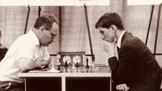 Mikhail Botvinnik vs Bobby Fischer  Varna Olympiad FinalA 1962 chess [upl. by Noterb]