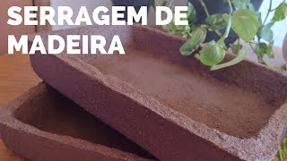 COMO FAZER CESTA COM SERRAGEM DE MADEIRA FAÇA PRA VENDER DIY PASSO A PASSO [upl. by Naoh509]