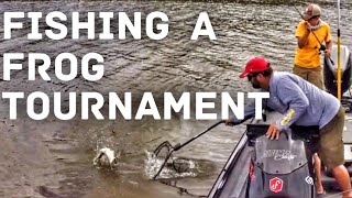 Topwater Bass Fishing  The Spro Frog Only Tournament [upl. by Ettevahs]