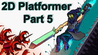 Wall Jumping  2D Platformer Player Controller  Part 5 Unity 2018310f [upl. by Pleasant393]