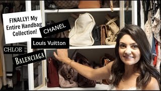 MY HANDBAG COLLECTION  Louis Vuitton  CHANEL  Chloe  More [upl. by Guod392]