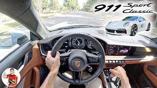 The Porsche 911 Sport Classic is Throwback Looks with Modern Mojo POV Drive Review [upl. by Latvina318]