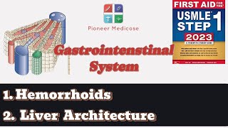 Anatomy of hemorrhoids liver architecture GIT from first aid step 1part 5USMLEUrduHindi [upl. by Isabelle480]