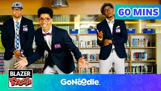 Banana Banana Meatball  More Blazer Fresh Dance Along Videos for Kids  GoNoodle [upl. by Yelekalb]