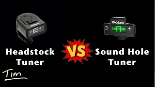 DAddario Micro Headstock Tuner vs DAddario Micro Sound Hole Tuner [upl. by Elhsa]