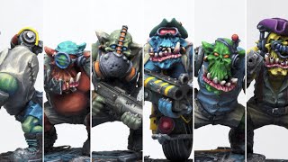 Painting Orc Skin  6 different styles [upl. by Leffert274]